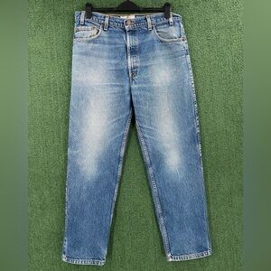 Vintage 90’s Levi’s 540 Relaxed Fit Brown Tab Denim Jeans Men’s 35x28 USA Made